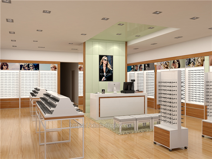 Fashion 3D Optical Shop Interior Design - Retail Shop Interior Design
