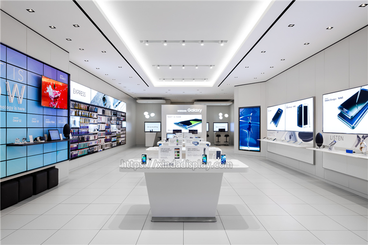 Custom Mobile Cell Phone Retail Store Design - Retail Shop Interior