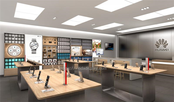 Custom Mobile Cell Phone Shop Interior Design - Retail Shop Interior