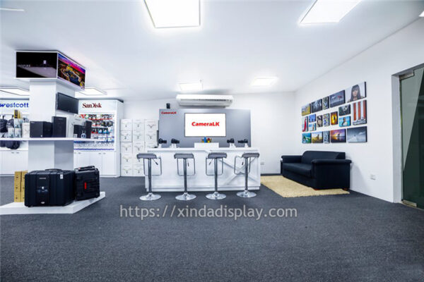 Fashion 3D Retail Camera Shop Design Ideas - Guangzhou Xinda Decoration ...