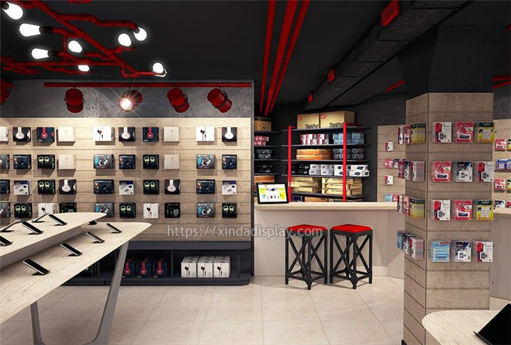 Mobile Cell Phone Showroom Design - Retail Shop Interior Design & Store