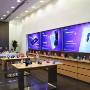 Retail Cell Phone Showroom Interior Design - Retail Shop Interior ...