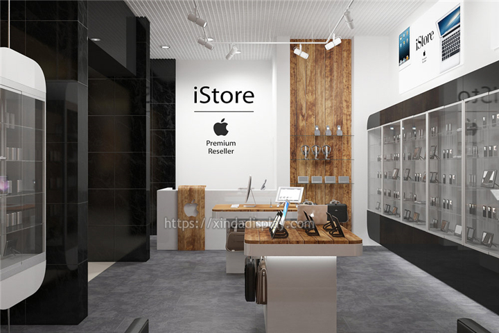 Custom Mobile Cell Phone Shop Layout Design - Retail Shop Interior ...