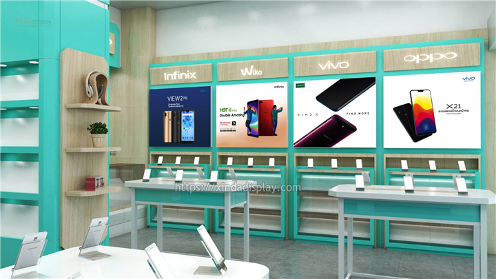 Simple Mobile Phone Shop Interior Design - Retail Shop Interior Design